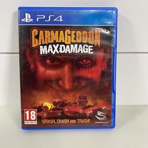 Sony Playstation 4 PS4 Carmageddon Max Damage Video Game No Manual Racing